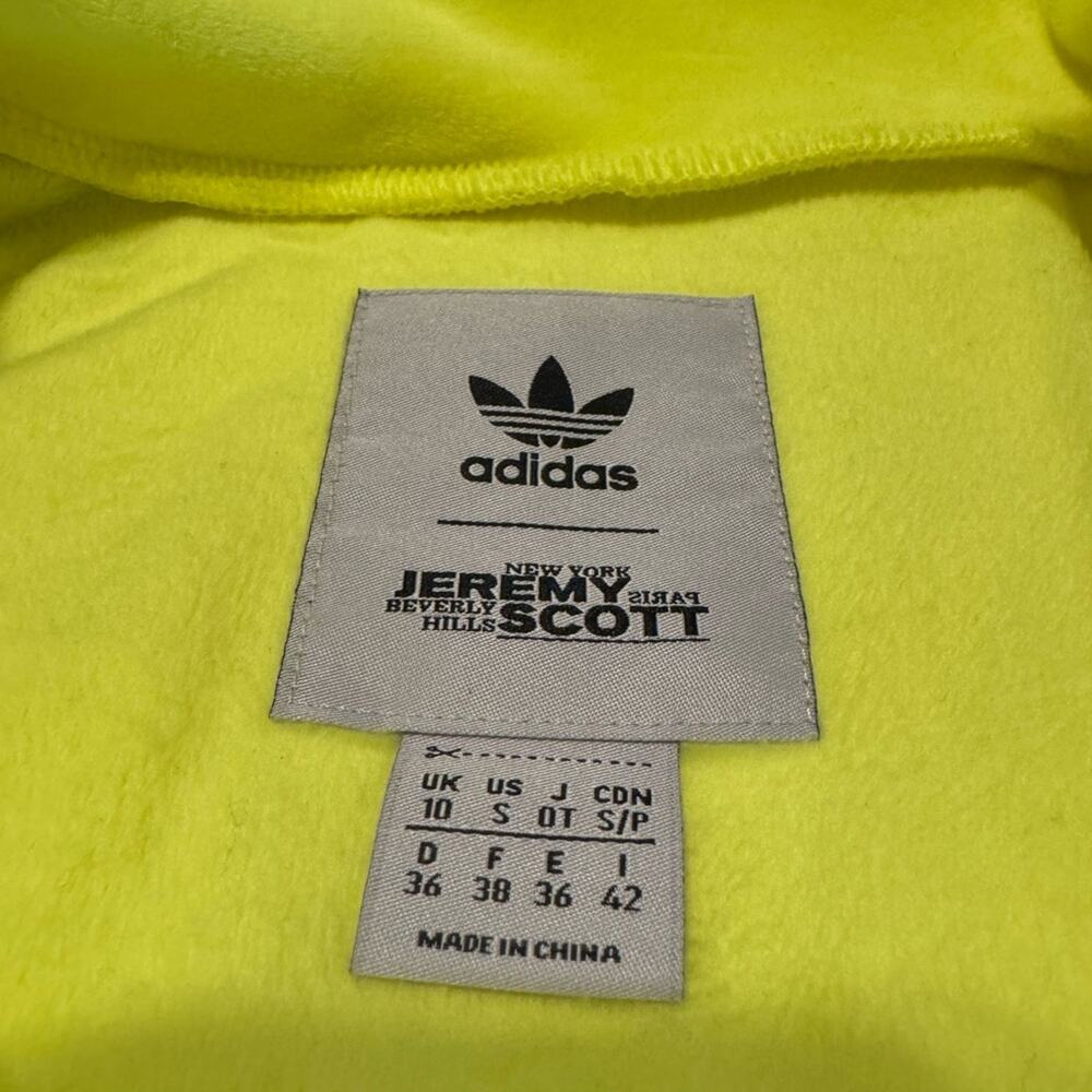 adidas x Jeremy Scott Velour Crop Track Top - Size S - Picture 7 of 8